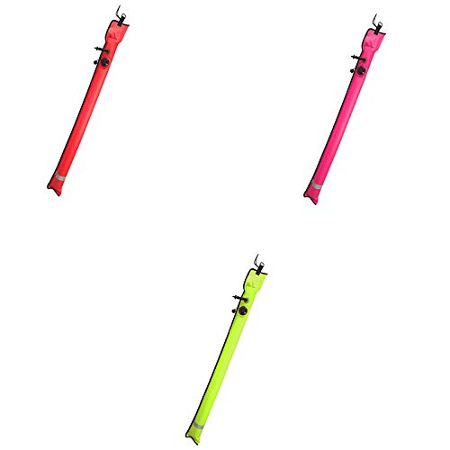 Bouée Marqueur SMB Plongée – 115x12,7 Cm, TPU/Nylon 210D, Autobloquante, Visible, Pour Sécurité Sous-marine