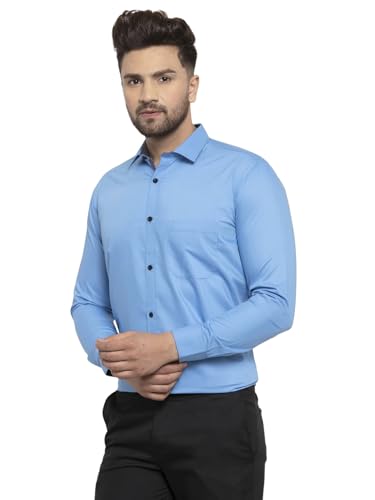 Chemise à manches longues Pinkmint pour homme avec col classique et boutonnage