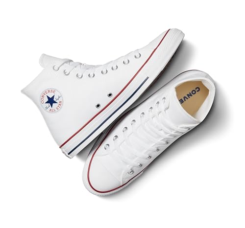Converse Unisex Adult Chuck Taylor All Star High Top, Optical White, 10 Women/8 Men4
