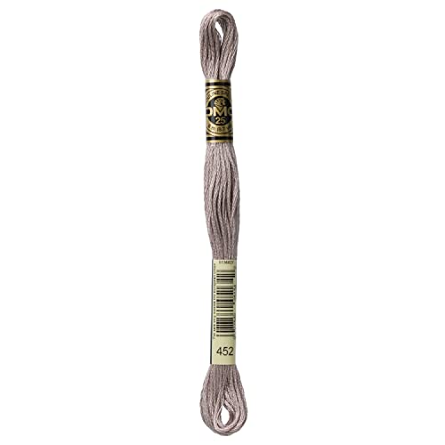 Image of DMC 6-Strand Embroidery Cotton Floss, Medium Shell Grey