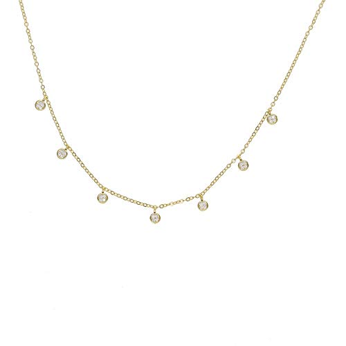 Collier de tour de cou chaîne fine anti irritation en argent 925 sterling