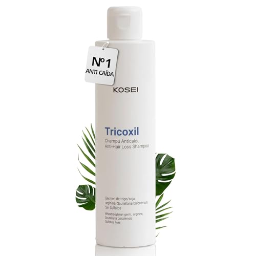TRICOXIL Champú Anticaída | Champu Anticaida Mujer y Hombre | Con Extracto Vegetal sin Sulfatos | Aumenta la Densidad Capilar