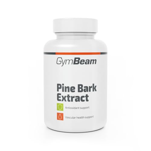 GymBeam Pinienrindenextrakt (Kapseln) - 100 mg pro Tagesdosis, standardisierter Gehalt an Proanthocyanidinen, antioxidative Wirkung, gesundheitsfördernde Flavonoiden, vegan, 60 caps