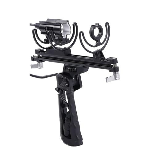 DFCINE MICOLIVE-SE BLIMP System Mikrofon-Windschutz Käfig + Windschutzscheibe + verbessertes Stoßdämpfer-Aufhängungssystem für Rode Shotgun etc. Mikrofone