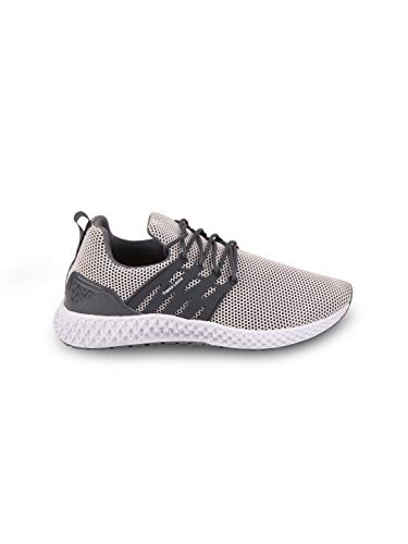 Image of Franco Leone Men Mesh White Grey Sport Shoes