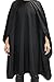 Barber Strong The Barber Cape Haircut Cover for Men, Hands Free, Hair Repelling and Static-Reducing Material, Flexible Elastic Neckband, Water Resistant Fabric, Oversized for Complete Coverage - Black