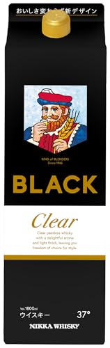 ブラックニッカ ウイスキー 1800ml紙パック ブラックニッカクリア【ウイスキー 日本】の商品画像（Amazon）
