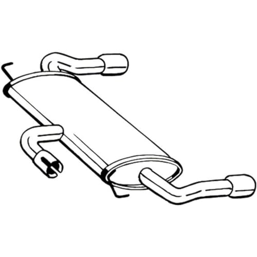 BOSAL Endschalldämpfer 154-507