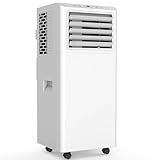 Mobile Klimaanlage 9100 BTU mit Abluftschlauch, Mobiles Klimagerät mit Timer