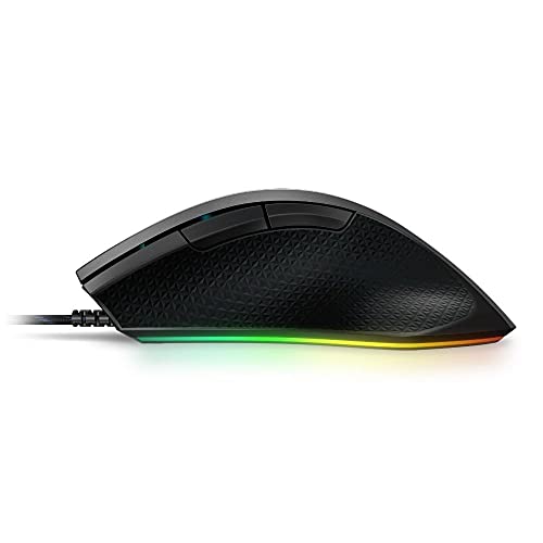 Image of Lenovo Legion M500 RGB Gaming Mouse, Up to 16000 DPI 50G 400Ips, 7 Programmable Buttons, 3 ZONE 16.8Milion Colors RGB, 10G optional Magnet Weight, 3 Onboard Profile, 50 Million L /R Button Durability