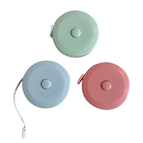 NICEXMAS 3 Unidades de Fita Métrica para O Corpo Fita Métrica Macia para Tecido de Costura Do Corpo