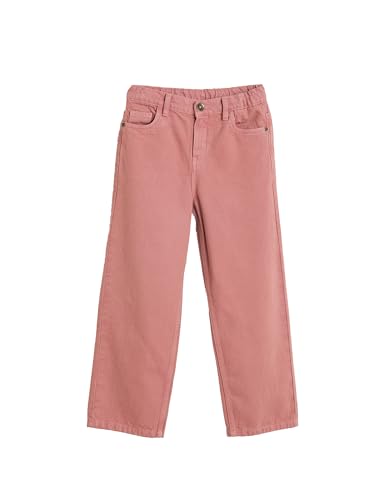 Image of Amazon Brand - Symbol Girls Cotton Wide Leg Fit Jeans | Casual Denim | Age 6-14 Years