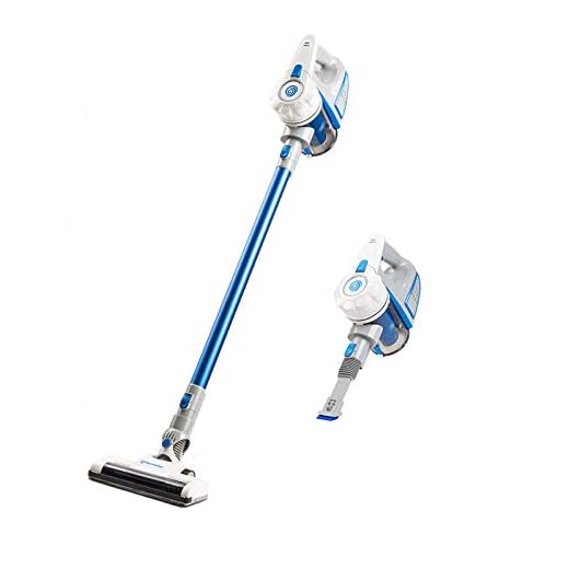 Vacmaster Cordless Vacuum Cleaner Stick Handheld Vacuum 2-in-1 Wall Mounted Power Suction Lightweight with Washable Filter for Cleaning Carpet, Hard Floor, Car and Pet Hair