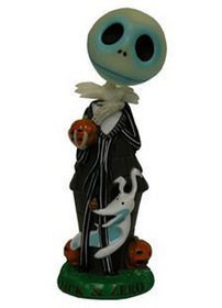 NECA Nightmare Before Christmas Jack Skellington Bobble Head 6 Inches Black Indoor Big Kid