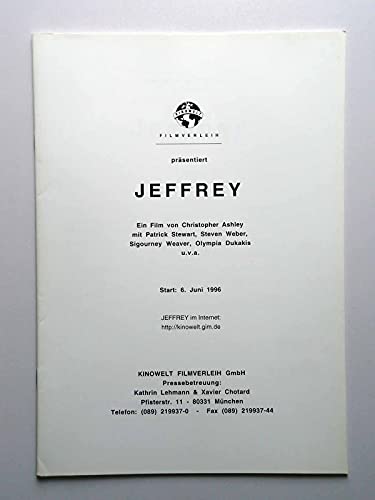 Jeffrey - Patrick Stewart, Steven Weber, Bryan Batt - Presseheft + 3 Pressefotos für 23,00 EUR (-16%) statt 34,00 EUR bei amazon.de Bild: Jeffrey - Patrick Stewart, Steven Weber, Bryan Batt - Presseheft + 3 Pressefotos für 23,00 EUR (-16%) statt 34,00 EUR bei amazon.de