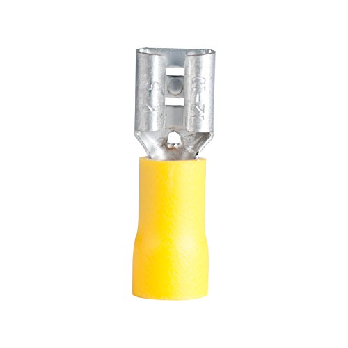 Gardner Bender 20-145F Disconnect Female, Vinyl-Insulated Barrel, 12-10 AWG, Yellow, 16 Pack