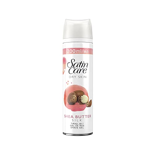 Gillette Venus Satin Care Kadın Tıraş Jeli Kuru Ciltler, 200 ml