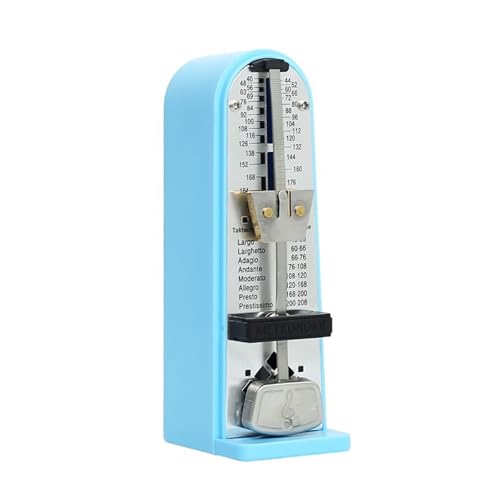 Métronome mécanique Tower noir pour la pratique de la guitare et du violon en studio