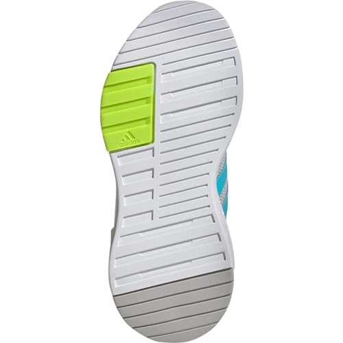 adidas Tênis infantil unissex Racer Tr23, Cinza, dois lúcidos, ciano, nuvem branca, 1