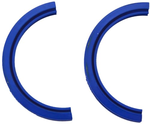 LowPricedAutoParts Premium 2-Piece Offset Double Lip Rear Main Crankshaft Seal - Fits Chevy Small Block 230 250 350 C10 Camaro Chevelle Impala 1959-1985 & More