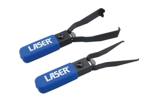 Juego de pinzas LASER TOOLS 8268 con mangos bicolores ergonomicos 3