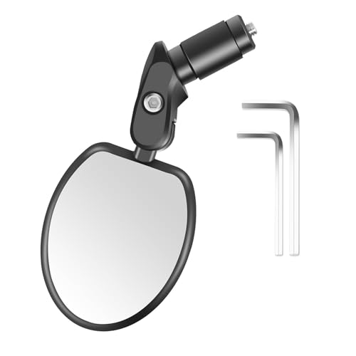 Espejo Retrovisor De Bicicleta - Espejo De Bicicleta, Piezas Eléctricas De Bicicleta, Espejo Retrovisor De Bicicleta Con Lente Reflectante Y Llave Hexagonal, Espejo Ajustable Para Carretera De