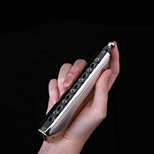 MEIeynt Harmonica Chromatique C, 12 Trous 48 Tune Orgue à Bouche Harmonica Chromatique Clé De C pour Adultes… - Les Beatles, Paul McCartney, John Lennon, RIngo Starr, George Harrison MEIeynt Harmonica Chromatique C, 12 Trous 48 Tune Orgue à Bouche Harmonica Chromatique Clé De C pour Adultes… – Image 5