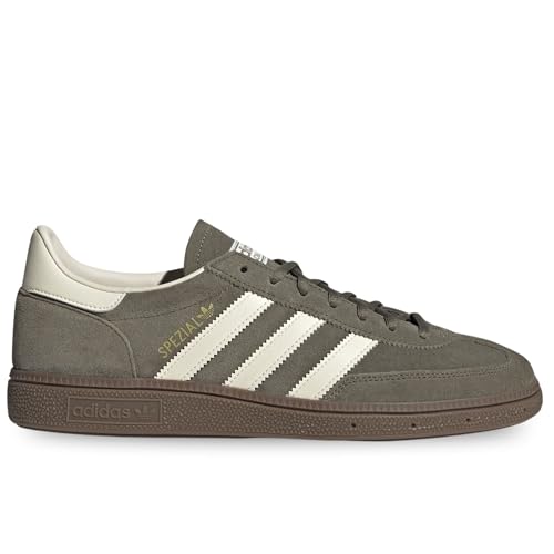 Image of adidas Originals Handball Spezial Men's Shoes, Collegiate Green /Cloud White /Chalk White, Size 6.5