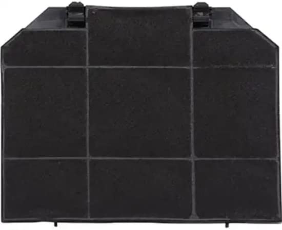 Universal Chimney Square Carbon Filter Black