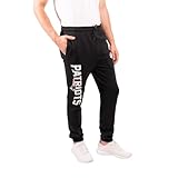 Ultra Game NFL Men's Active Super Soft Fleece Game Day Jogger Sweatpants, New England Patriots, Black, Medium