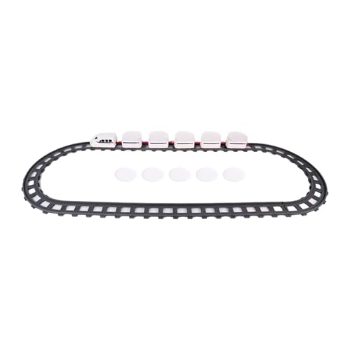 koolsoo 回転する寿司トレイおもちゃの電車電動電車おもちゃインタラクティブ寿司電車おもちゃ回転寿司プレイセット誕生日プレゼント, 5 セクション