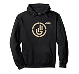Jeep Wave Pullover Hoodie, Adult Unisex, Black, Large