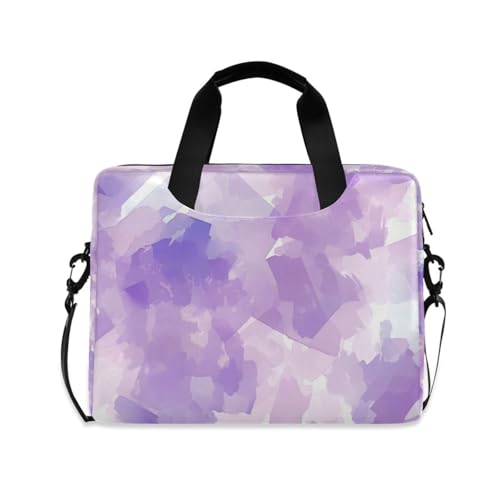 Maletín para portátil 15.6 pulgadas con asa y correa lilac miniatura 1