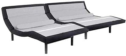 Leggett and Platt Comfort Connect LBR Adjustable Base with Alexa Voice Control (Split King)-Black