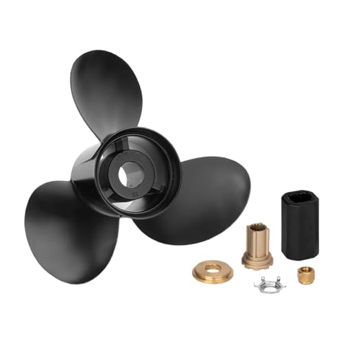 VIF Boat Propeller Compatible with Mercury Mercruiser Alpha One/Bravo One Outboard Motors 135HP 150HP 175HP 200HP (15 1/4x15P #48-78116A45 with hub kit, 3-Blades 135-300HP)