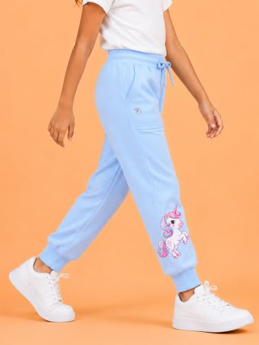 Image of KiddoPanti Boys Solid Fleece Track Pants | Cotton Poly Fleece Fabric | Ankle Length Bottom Rib | 2 Front Patch Pocket | Elastic Waist & Drawcord | Jogger Track Pants for Boys