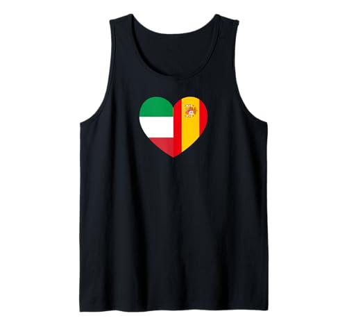 Italy and Spain: United Friendship Pride Camiseta sin Mangas
