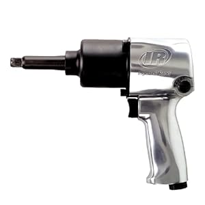 Ingersoll Rand 231HA-2 1/2″ Air Impact Wrench, 2″ Ext Anvil, Super Duty, 600 ft-lb Torque, Friction Ring Retainer, Pistol