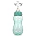 Nuby New 3 Stage Ultra Durable Tritan Grow with Me No-Spill Bottle to Cup, 10 Oz, Teal