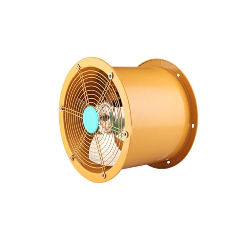 Ventilador de ventilación industrial de alta potencia extractor de humo cilindro de alta velocidad para cocina y baño 12 pulgadas miniatura 1