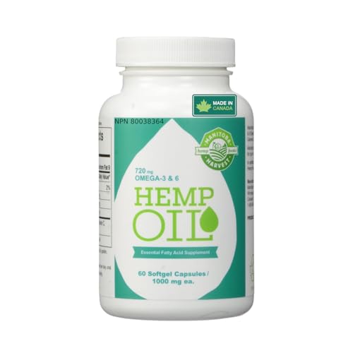 Manitoba Harvest Hemp Seed Oil Softgels, 2,475mg of Plant Based