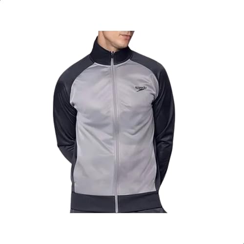 SPEEDO Agasalho Basic Sports Masculino Adulto, Preto/Grafite, GG