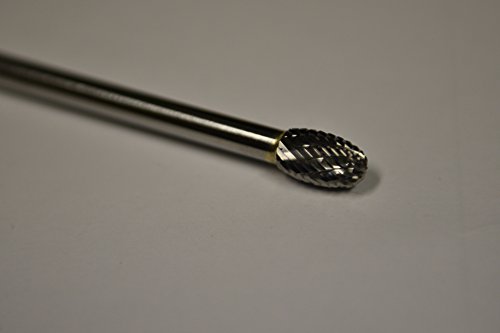 Fresa de carburo sólido SE-3L6 3/8" x 5/8" con vástago de acero 6" miniatura 5
