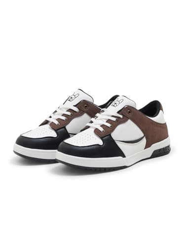 Image of Superdog Men Dogs M11 /M12 Monochrome Classic Sneakers | Everyday Casual Shoes | 5-Layer Hexa-Cushion Comfortable Walking Footwear with Wide Toe Box & Anti-Slip Sole | Lace-Up Style