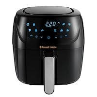 Russell Hobbs 4L Rapid Digital Air Fryer [7 Cooking Functions |10 Programs] Energy Saving, Max temp 220°C, Easy clean, Touch screen, Use without oil, Grill, Bake, Roast, Reheat, Frozen etc. 27160