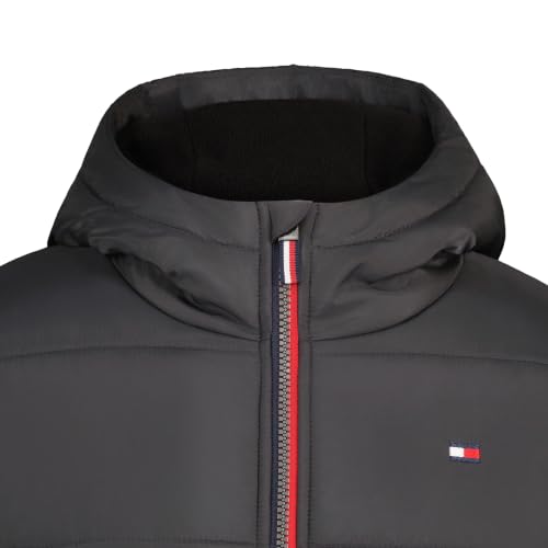 Image of Tommy Hilfiger Boys' Heavyweight Hooded Polar Fleece Lined Puffer Jacket