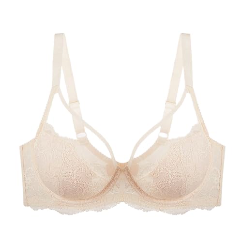 Soutien-gorge grande taille en dentelle transparente de qualité