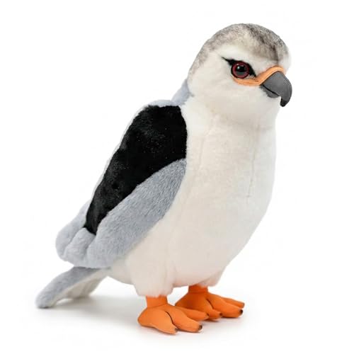 Peluche élanion blanc rapace réaliste aux finitions haut de gamme
