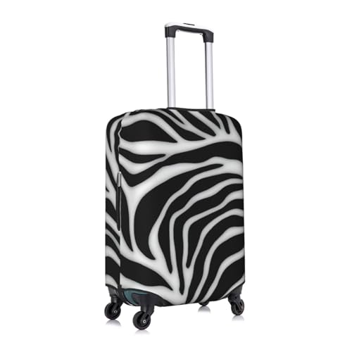 Zebra Print Tsa Approved Luggage Cover For 18-32 Inch Suitcases Scratch-Resistant Stretch Luggage Cover3