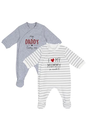 Chicco, Babystrampler Für Jungen Und Mädchen, 3er-Set Bodys, Aus 100% Baumwolle, Mit Praktischer Öffnung, Babykleidung Für 0-3 Monate, Geschenkideen Zur Geburt
